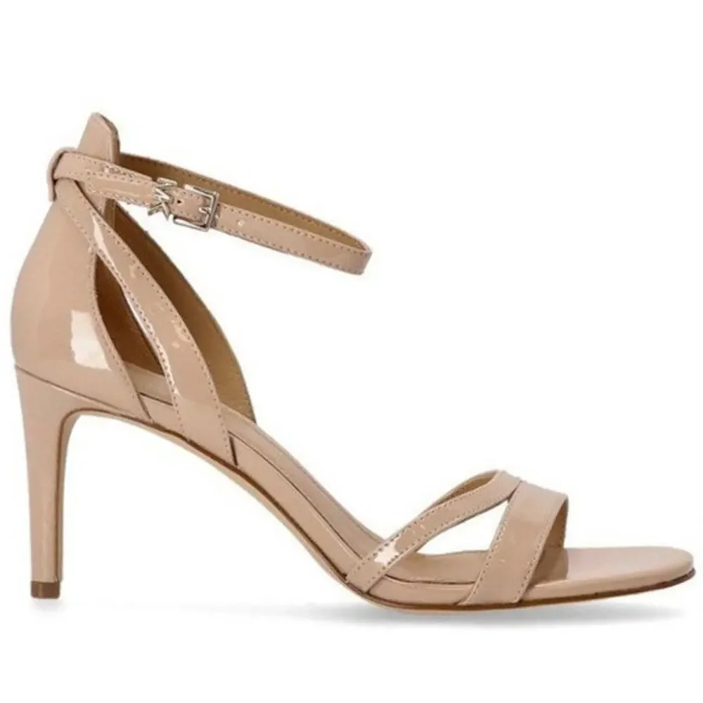 MICHAEL KORS Womens NEW Kimberly Strappy Heel Sandals Tan / Size 11